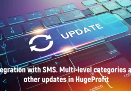 Integration with SMS. Multi-level categories and other updates in HugeProfit