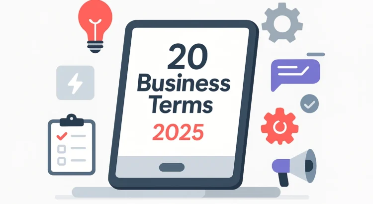 20 Business Terms for Entrepreneurs | Complete Business Glossary 2025