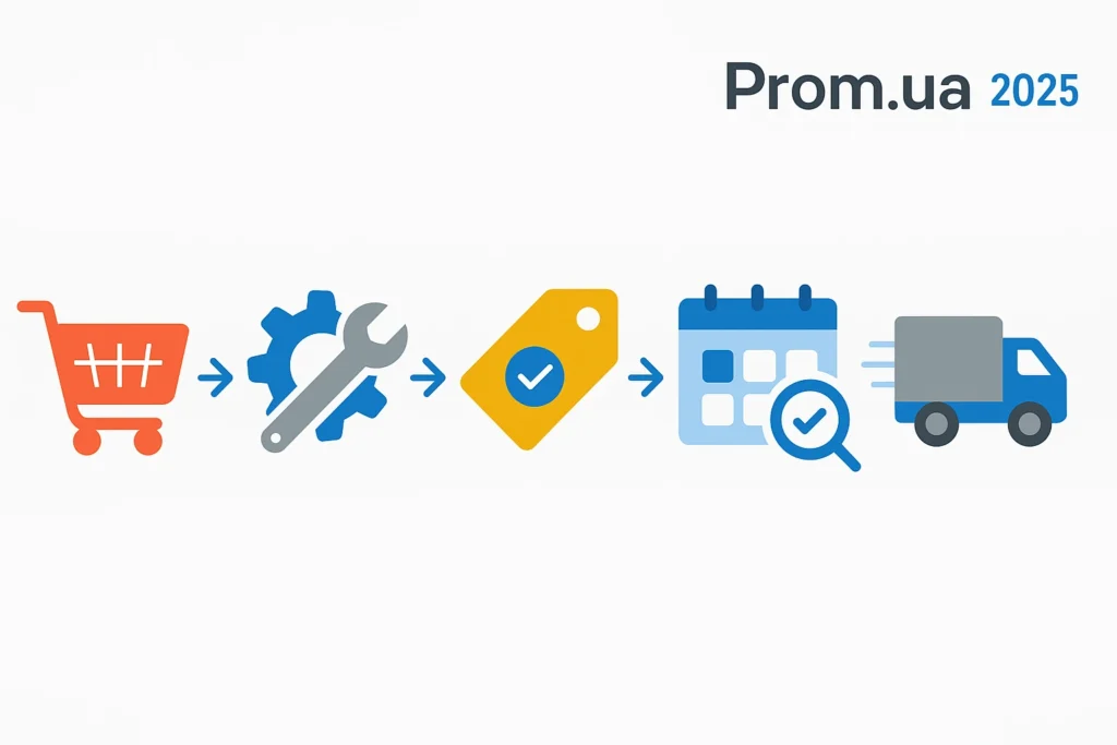 Як підготувати інтернет-магазин, та як продавати на Prom - ключові дії на старті