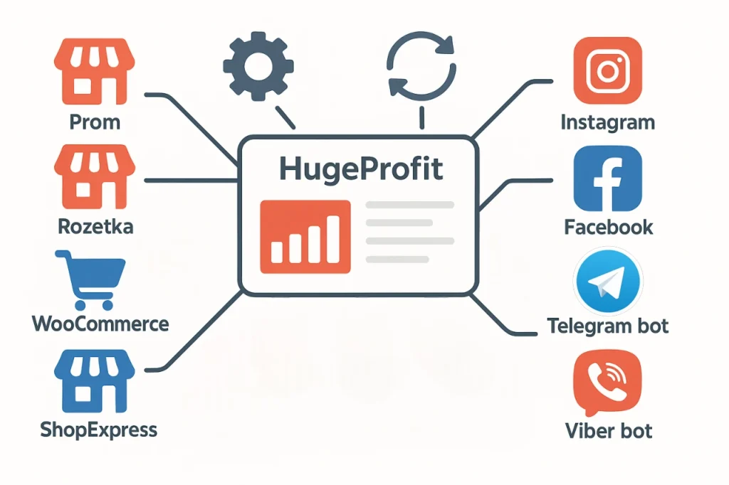 Интеграции и автоматизация процессов в HugeProfit