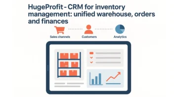 CRM для учета товара HugeProfit - решения для торговли