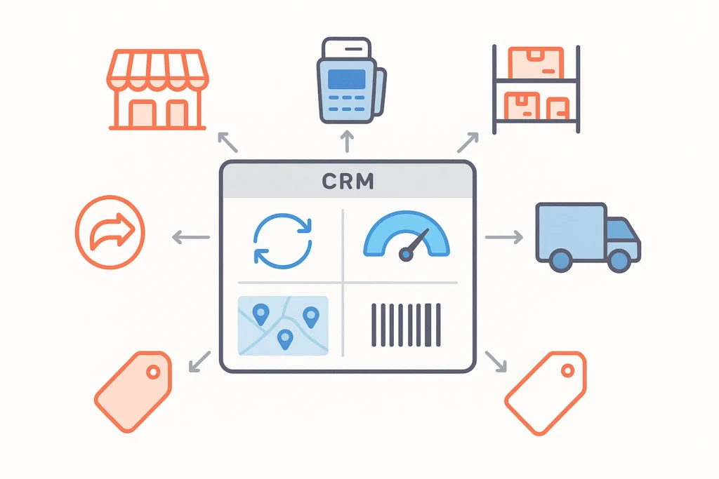 How HugeProfit CRM solves key store tasks