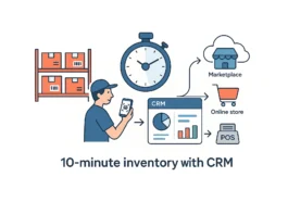 Як зробити інвентаризацію за 10 хвилин за допомогою CRM HugeProfit