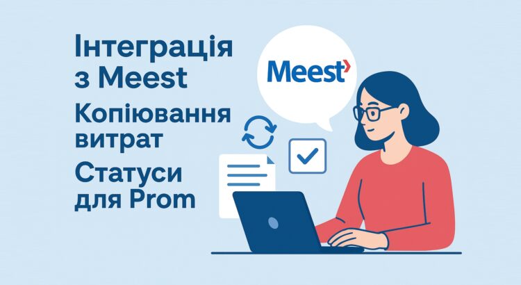 Інтеграція з Meest, Копіювання витрат, Статуси для Prom