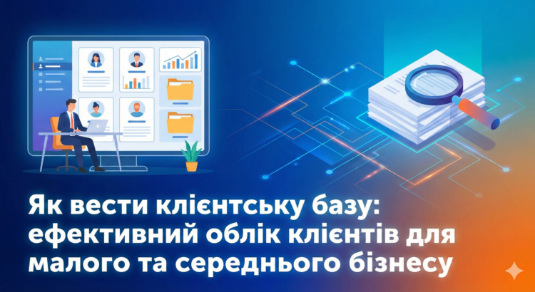 Як вести клієнтську базу: ефективний облік клієнтів для малого та середнього бізнесу