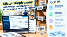 Місця зберігання: щоб товар знаходився за секунди, а не за пів години
