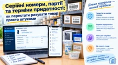 Серійні номери, партії та терміни придатності: як перестати рахувати товар просто штуками