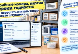 Серийные номера, партии и сроки годности: как перестать считать товар «просто штуками»
