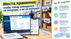 Места хранения: чтобы товар находился за секунды, а не за полчаса
