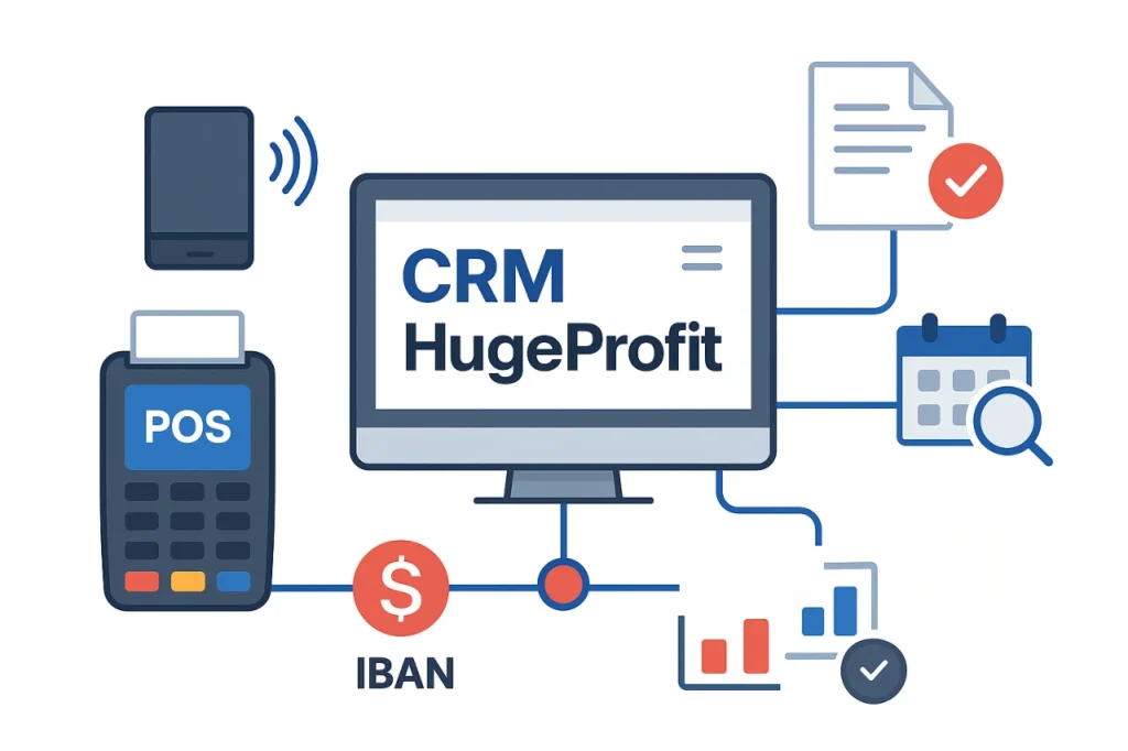 Підключення POS-терміналу відкриває нові можливості + HugeProfit