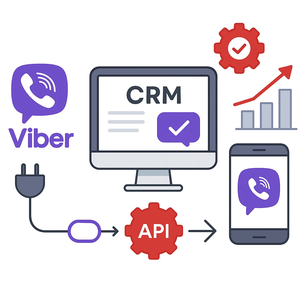 У HugeProfit інтеграція Viber у CRM вже доступна з коробки