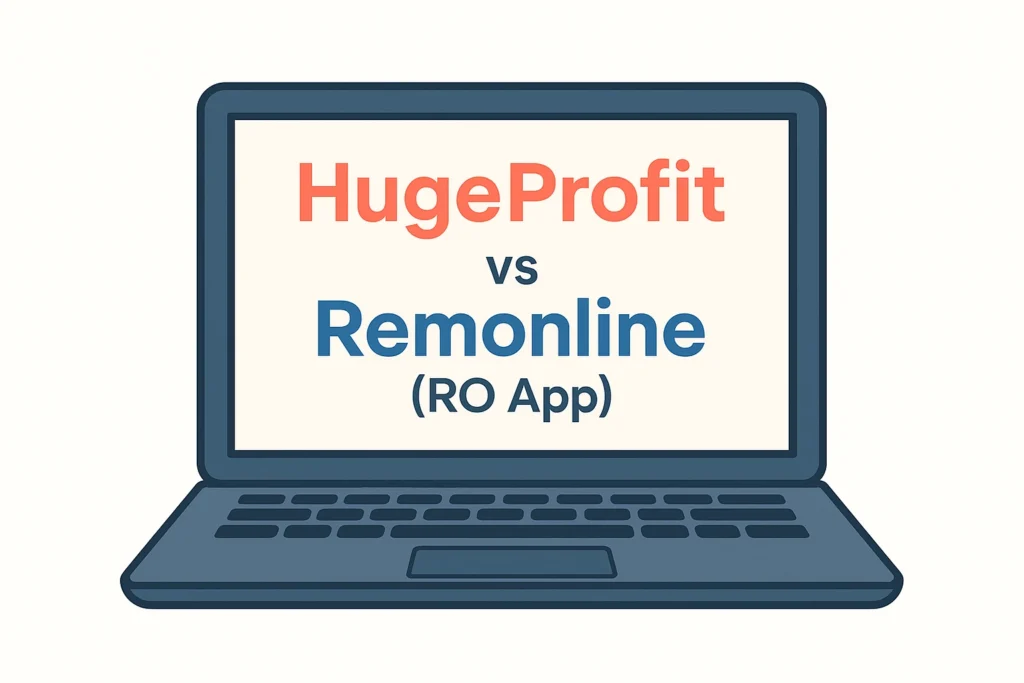 Альтернатива Remonline (RO App) - ключові порівняння з HugeProfit